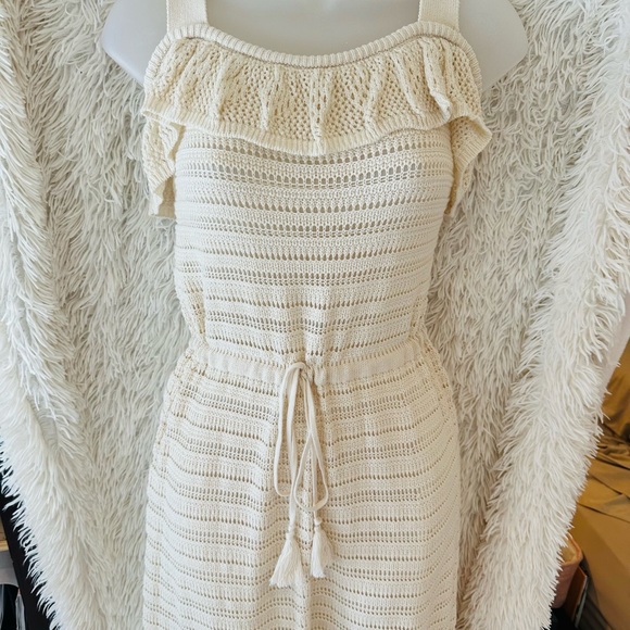 INC international concepts, crochet maxi dress with tassels 💛 - Picture 1 of 9
